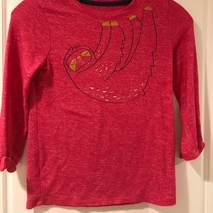 Girls cute sloth sweater size 7/8